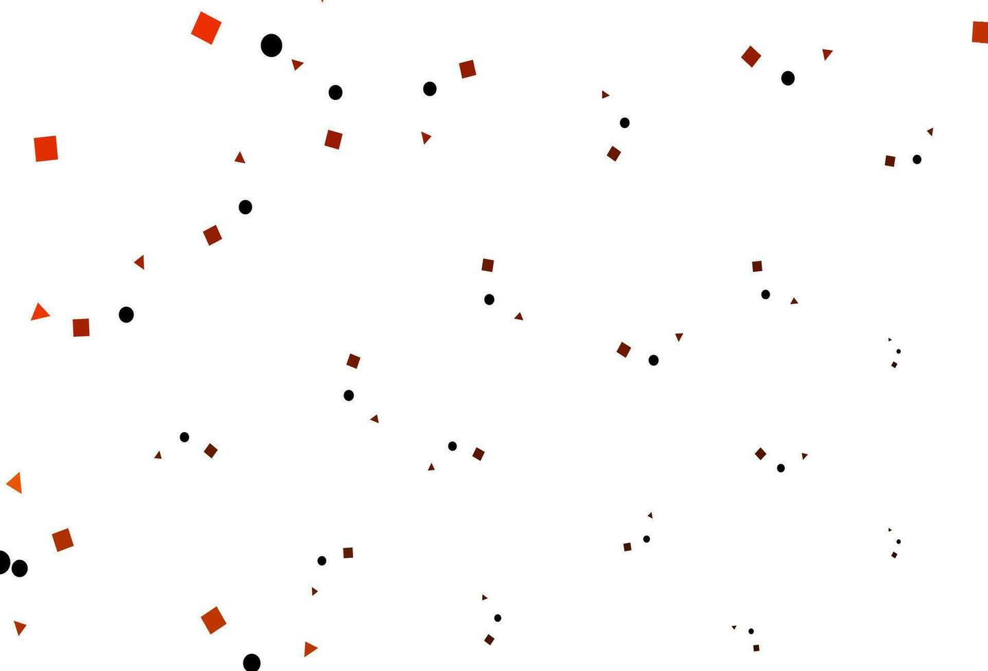 Light Yellow, Orange vector pattern in polygonal style with circles.