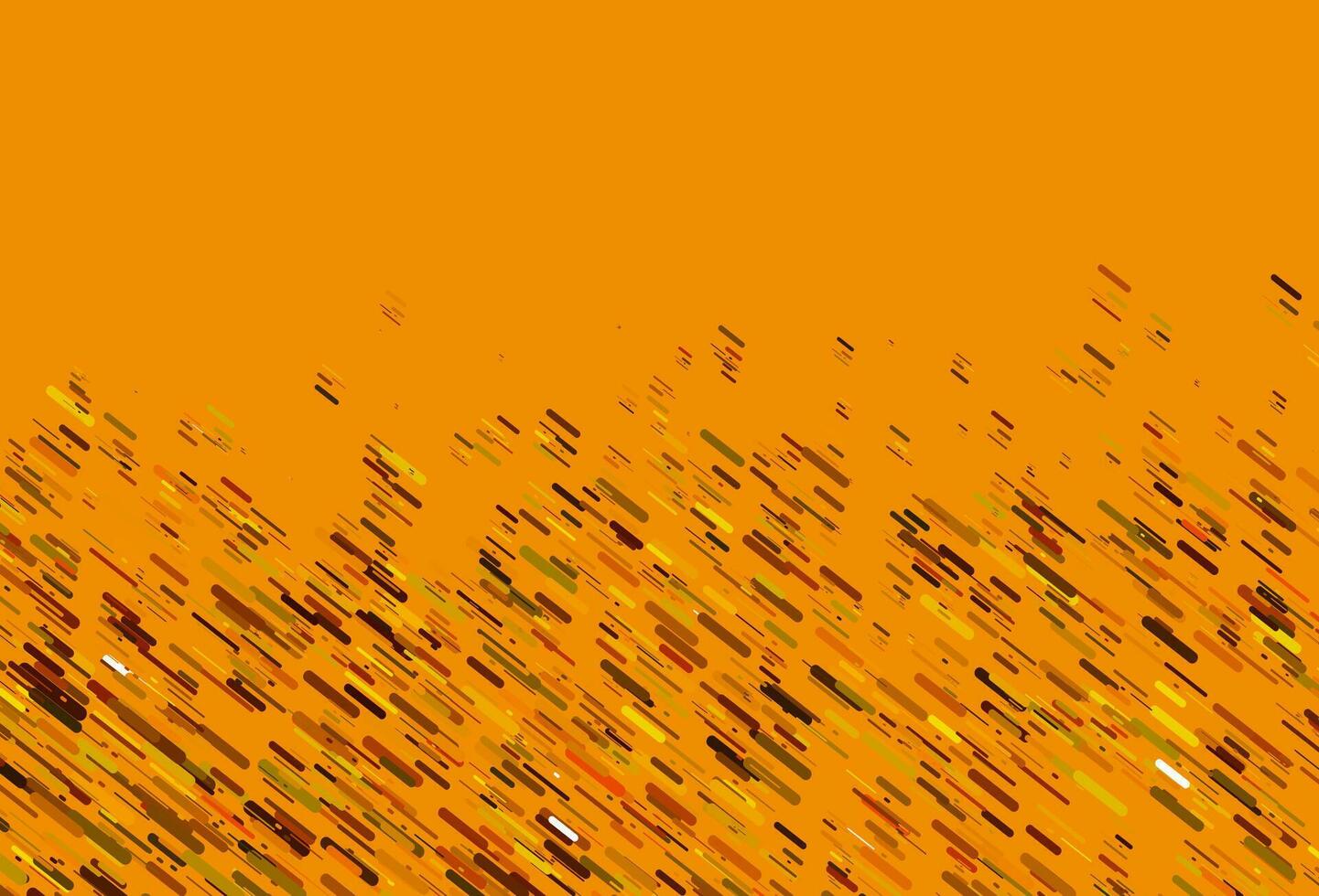 Light Yellow, Orange vector template with repeated sticks.