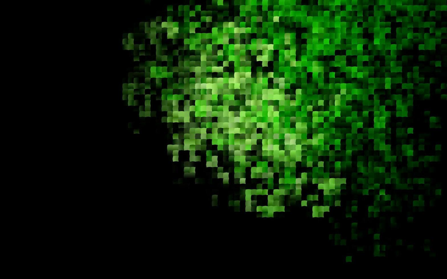 Dark Green vector cover in polygonal style.