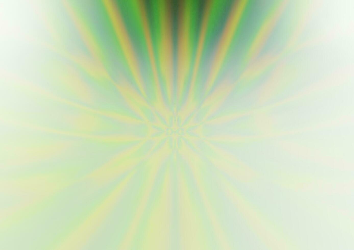 Light Green vector glossy bokeh pattern.