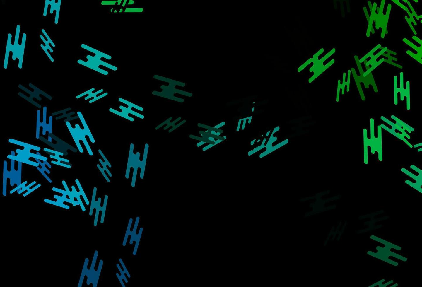 Dark Blue, Green vector pattern with narrow lines.