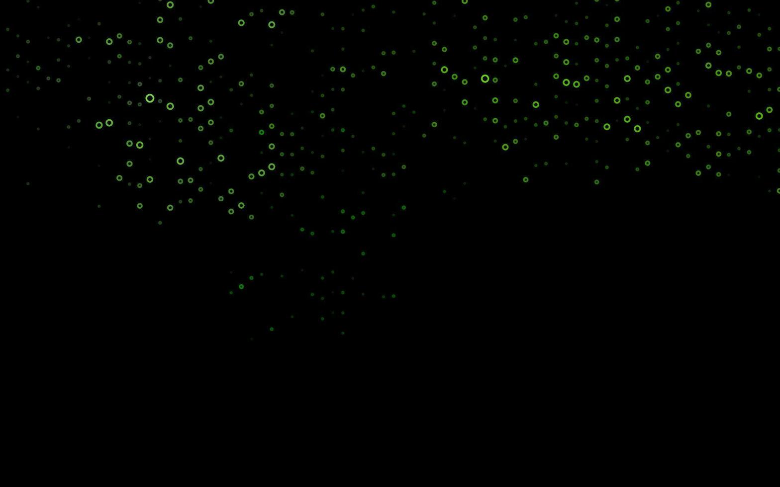 Light Green vector pattern with spheres.