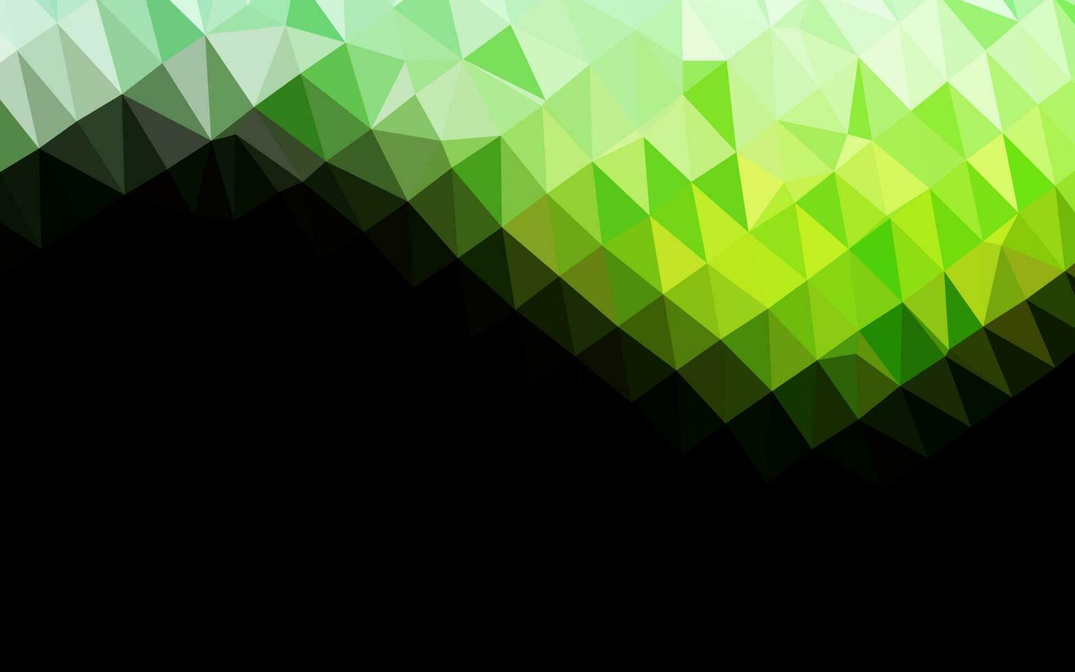 Light Green vector blurry triangle texture.