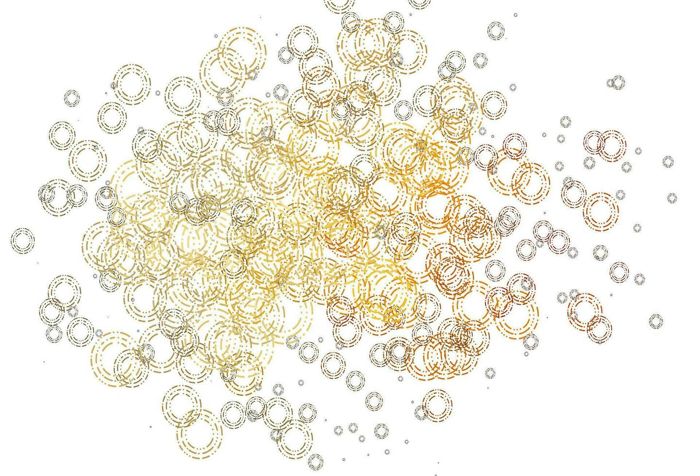 Light Yellow, Orange vector backdrop with dots.