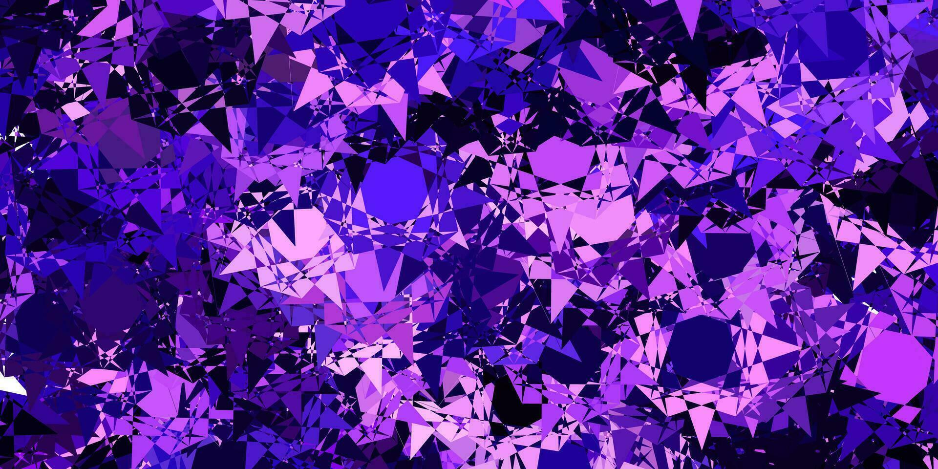 Light Purple, Pink vector texture with random triangles.