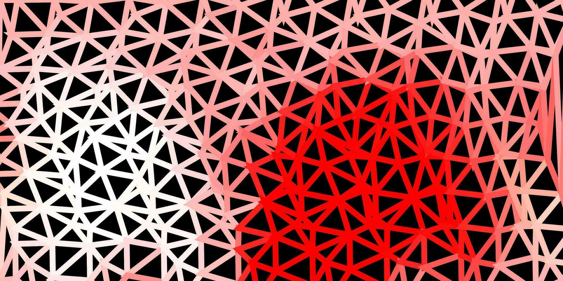 Light red vector polygonal backdrop.