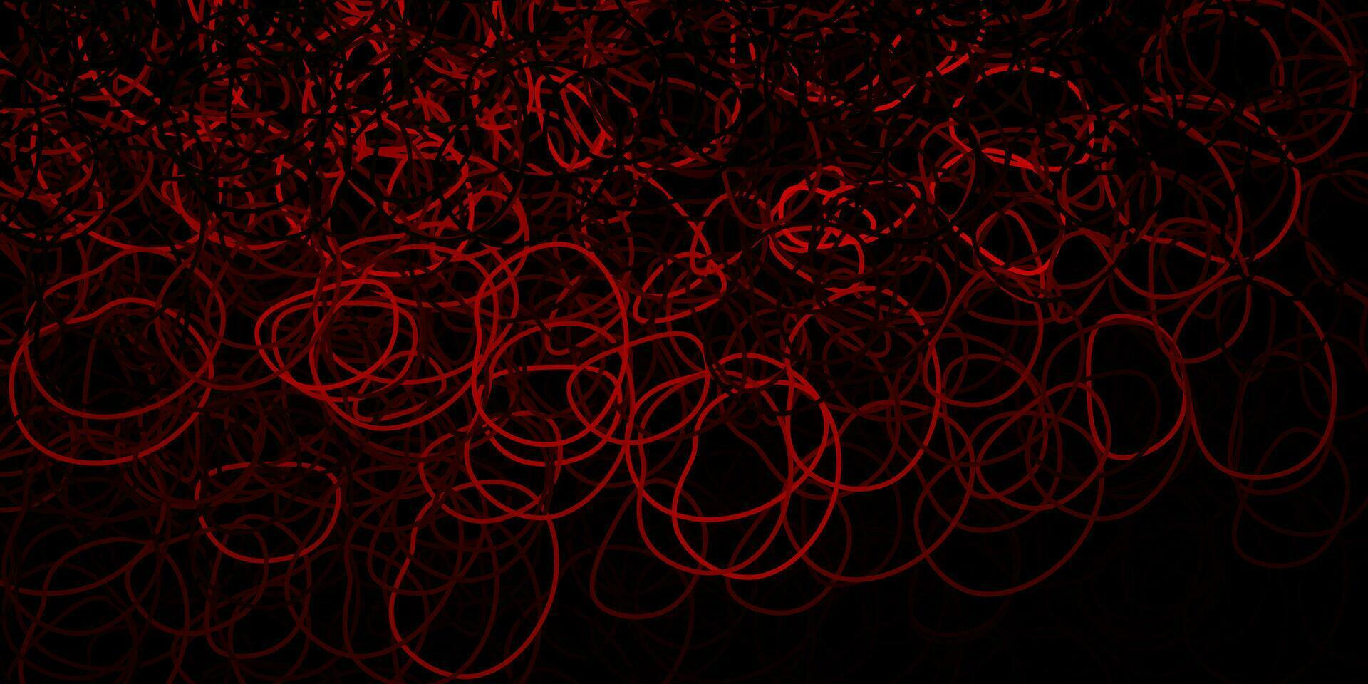 Dark red vector pattern with abstract shapes.