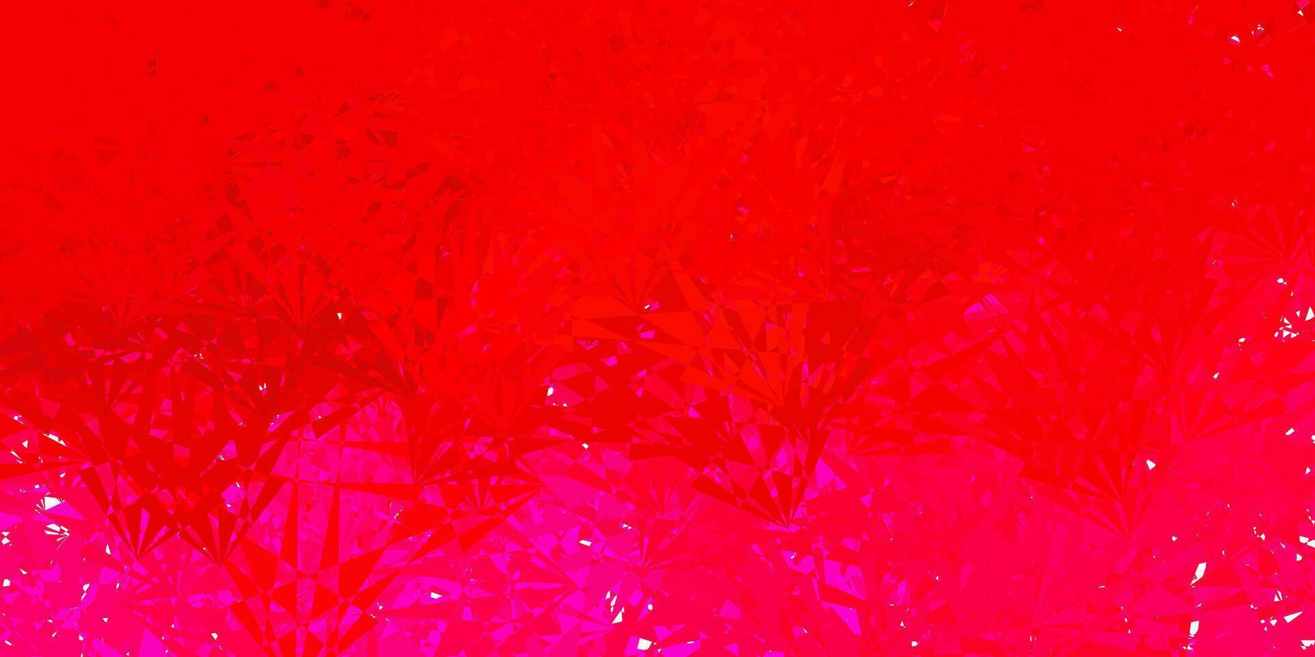 Dark red vector pattern with polygonal shapes.