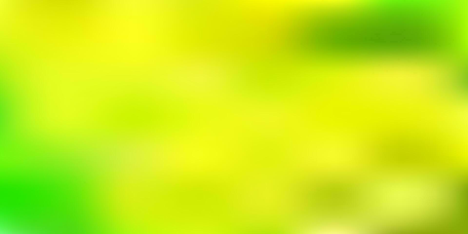 Light green, yellow vector blurred texture.