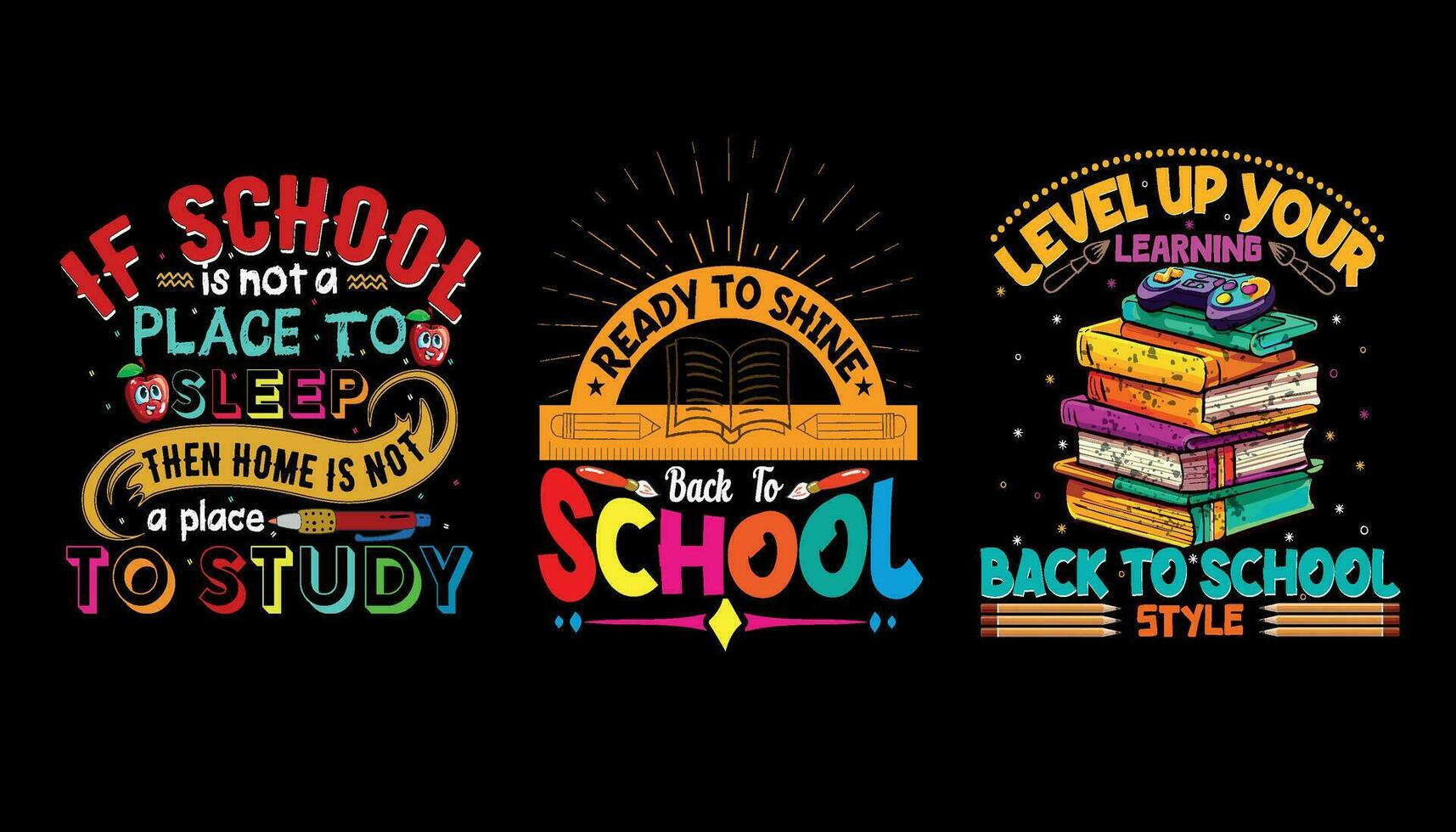 Back to school t shirt design,typography t shirt design,print ready template vector