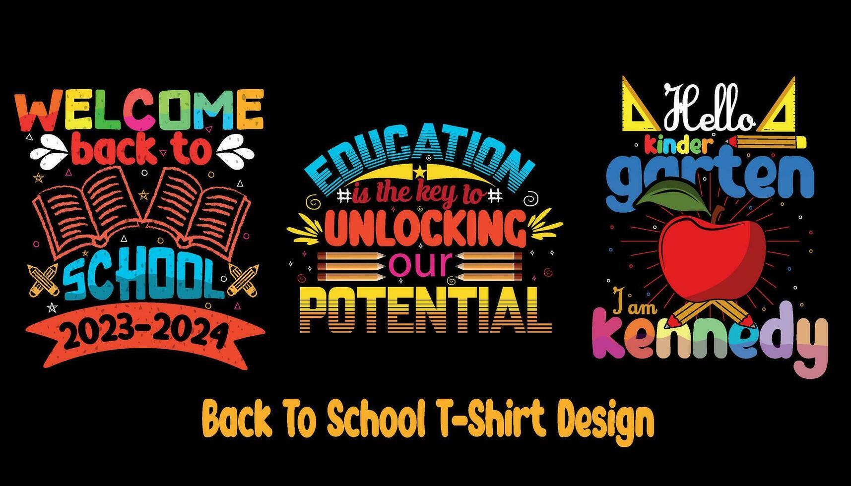 back to school typography t shirt design,print ready vector template