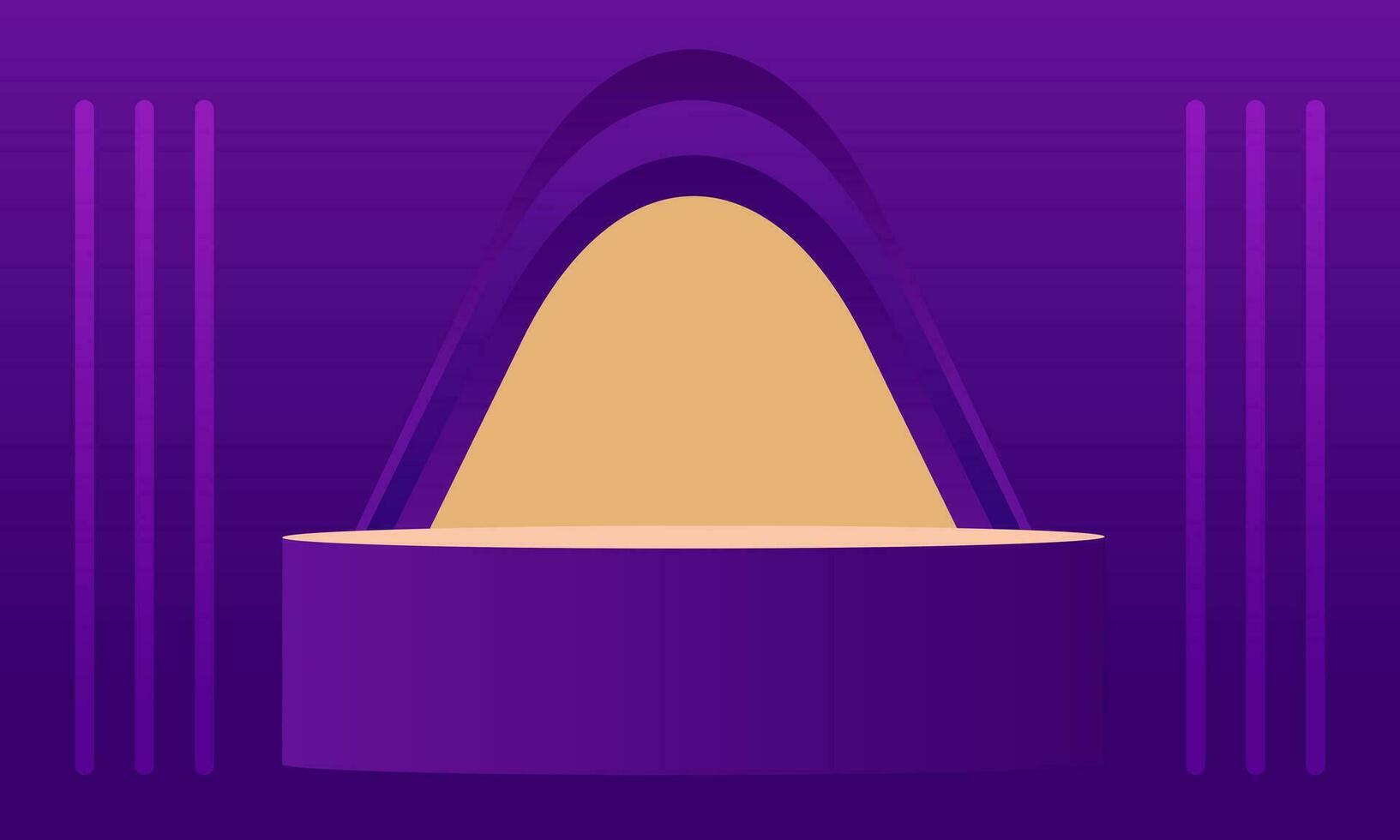 Vector 3d background products display podium scene with geometric  cosmetic products design