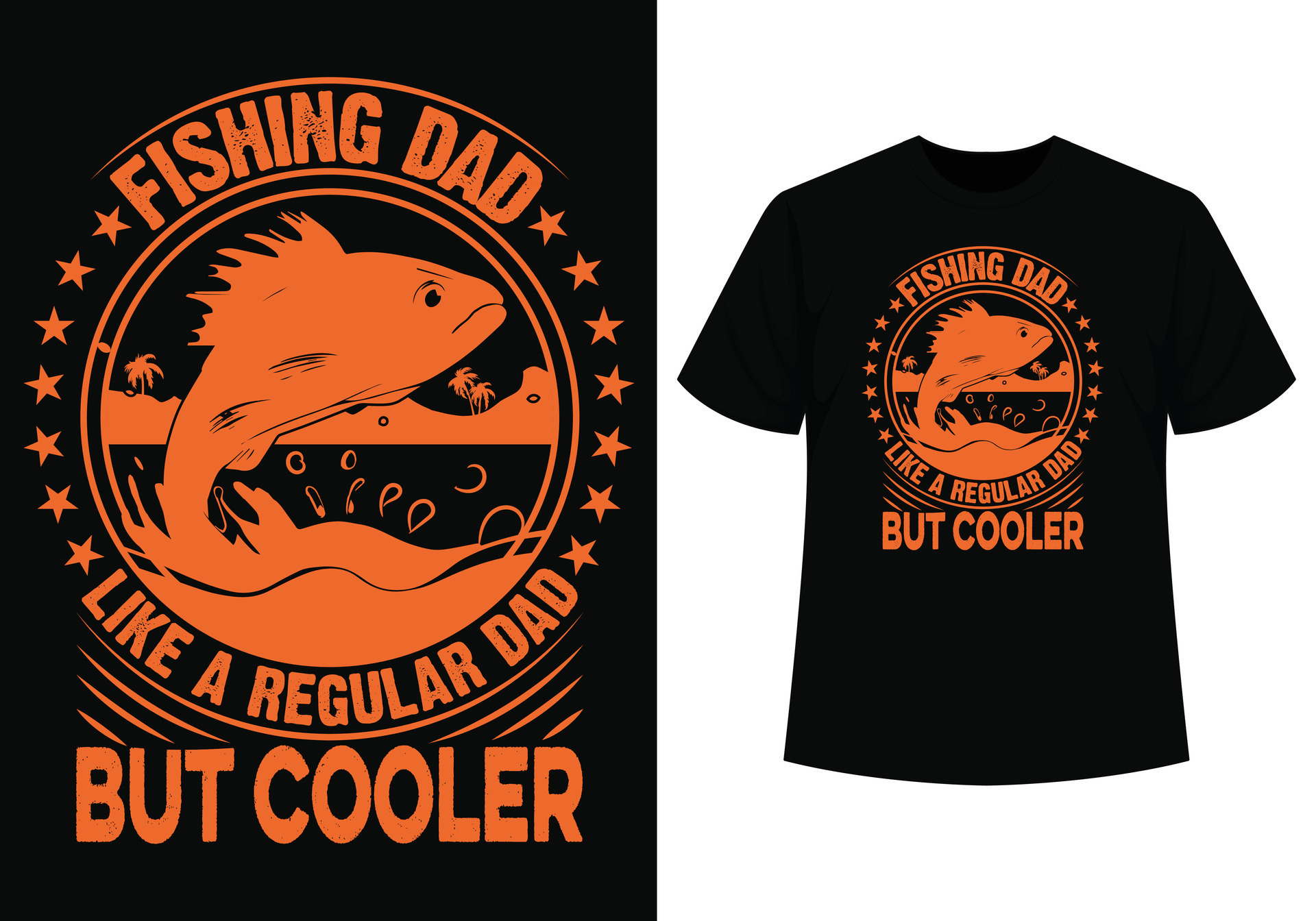 Fishing dad t-shirt design for dad day 26779672 Vector Art at Vecteezy