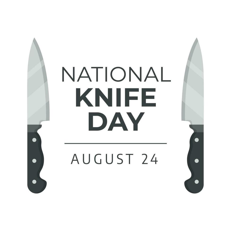 nacional cuchillo día diseño modelo bueno para celebracion. cuchillo vector ilustración. cuchillo diseño. plano diseño. eps 10