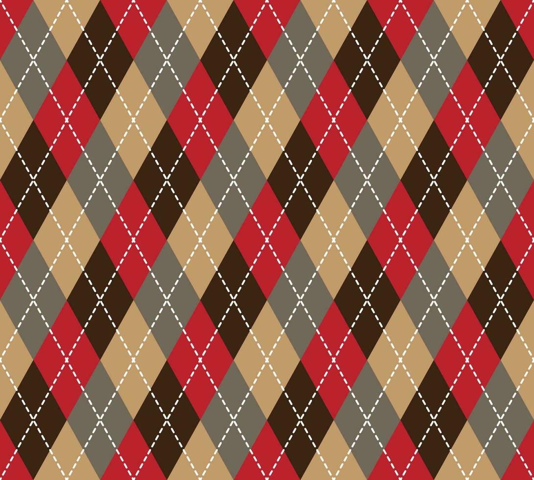 Argyle Pattern vector ,Fabric texture background