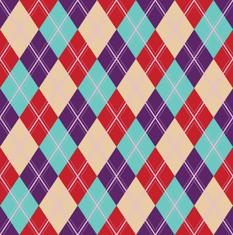 Argyle Pattern vector,geometric, background,Classic Knitted,plaid vector