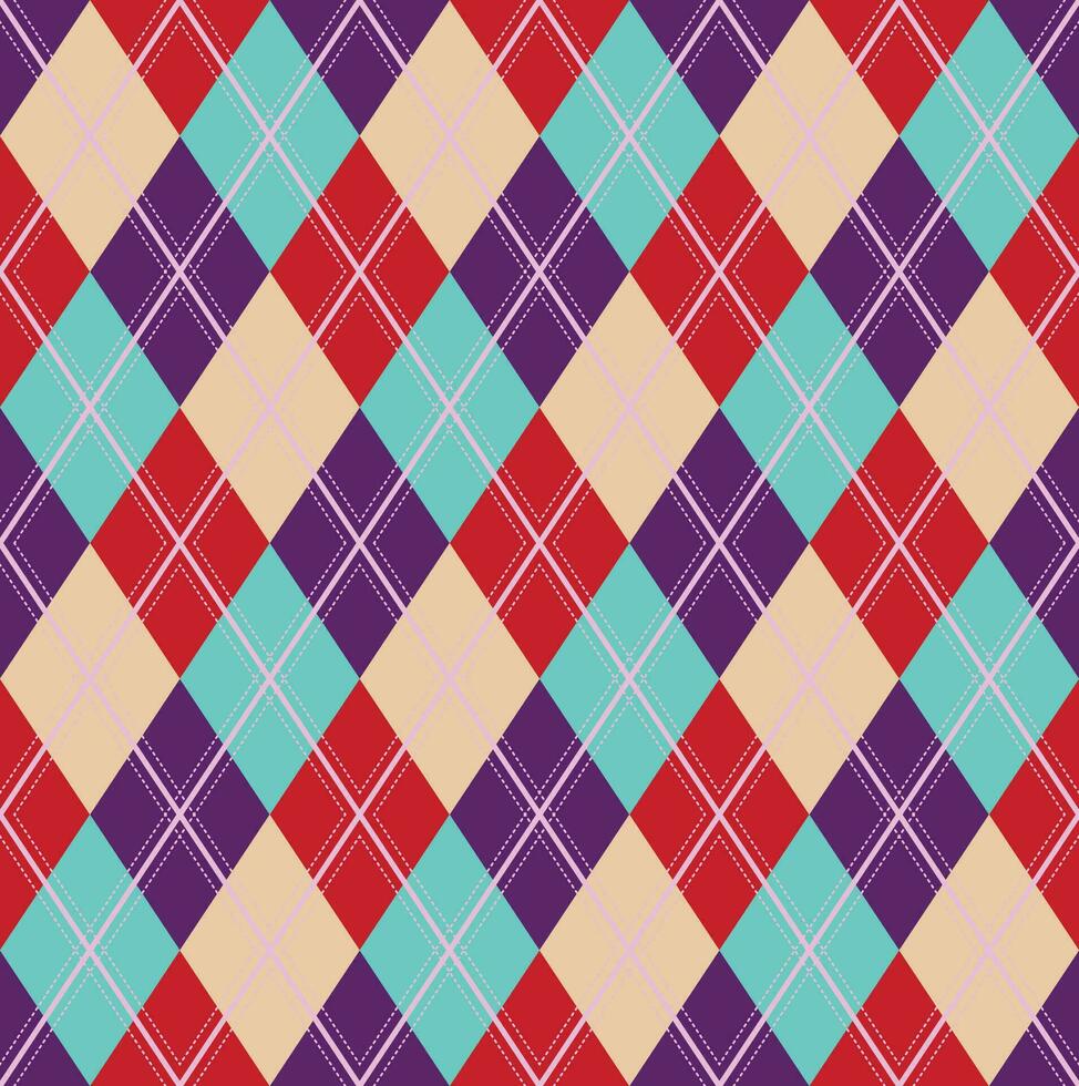 Argyle Pattern vector,geometric, background,Classic Knitted,plaid vector