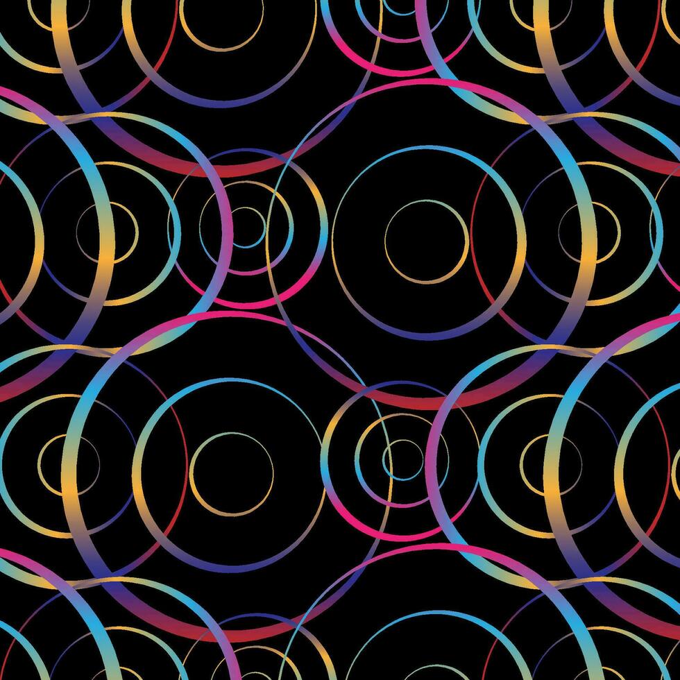 A bright abstract background with swirls lines on a dark background. Design of flyers for parties, banners for websites and presentations vector