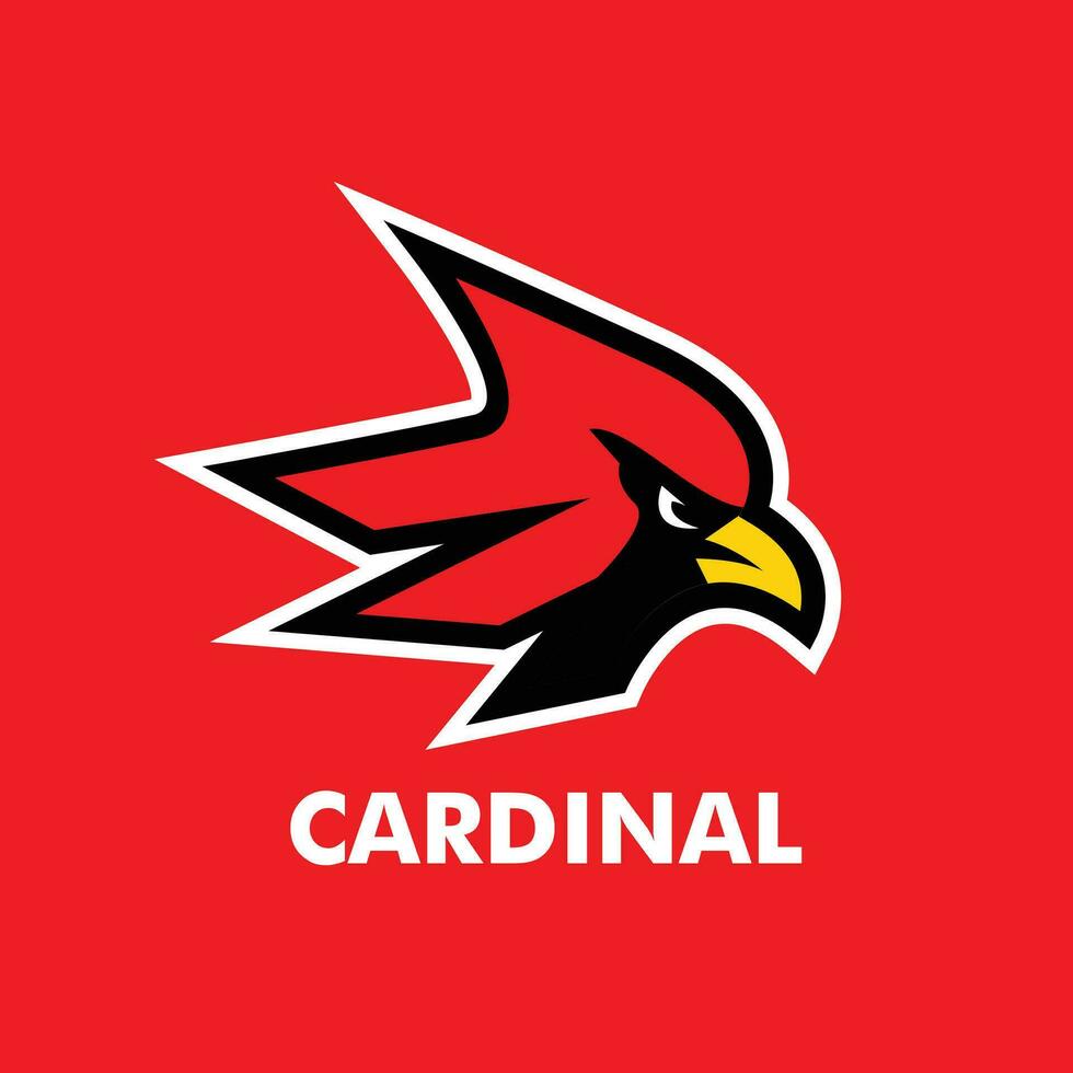 Cardinal mascot logo icon design illustration vector