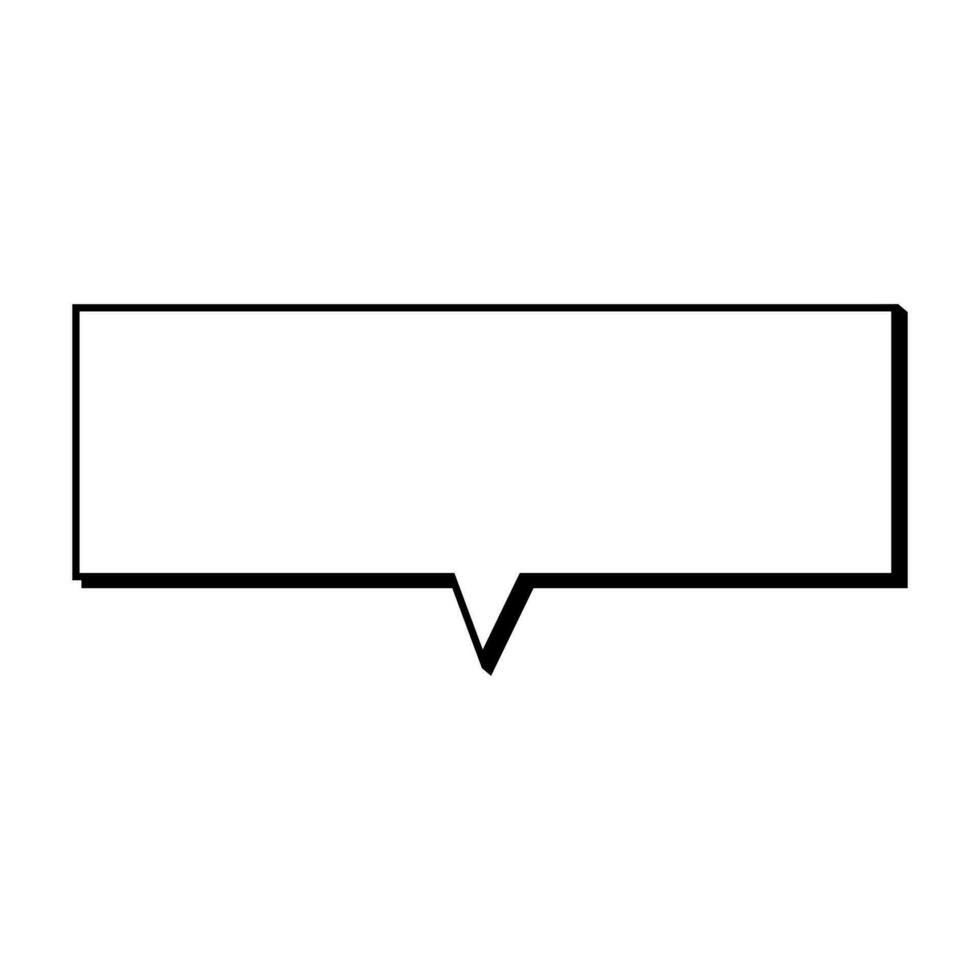 Speech  bubble  icon. Flat  design. Isolated white background vector