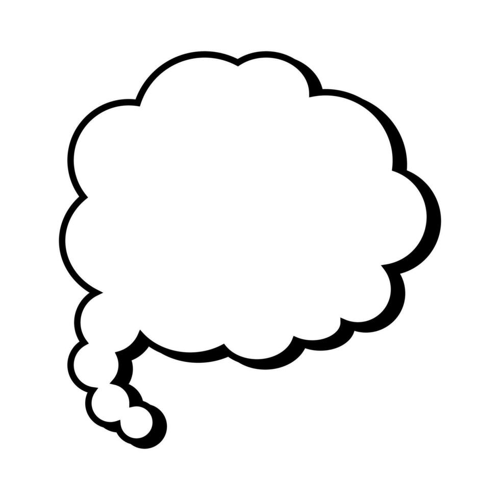 Speech  bubble  icon. Flat  design. Isolated white background vector