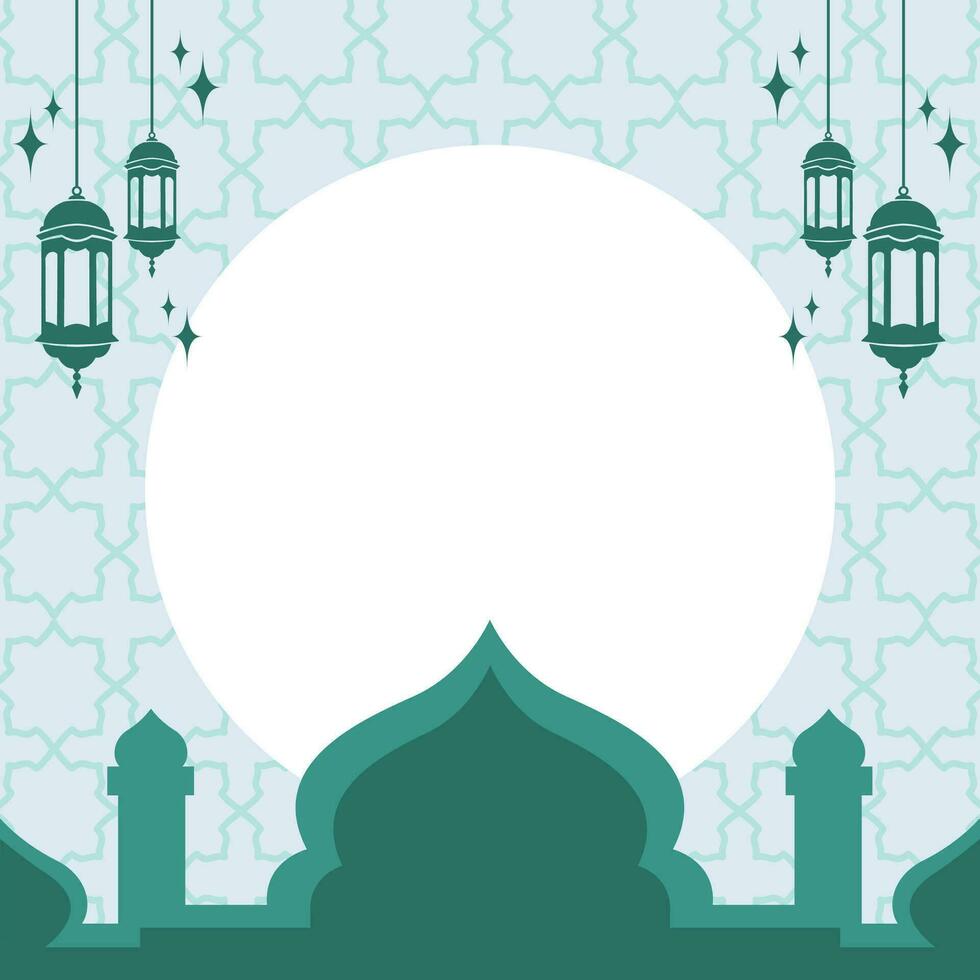 Simple Islamic Background Template vector