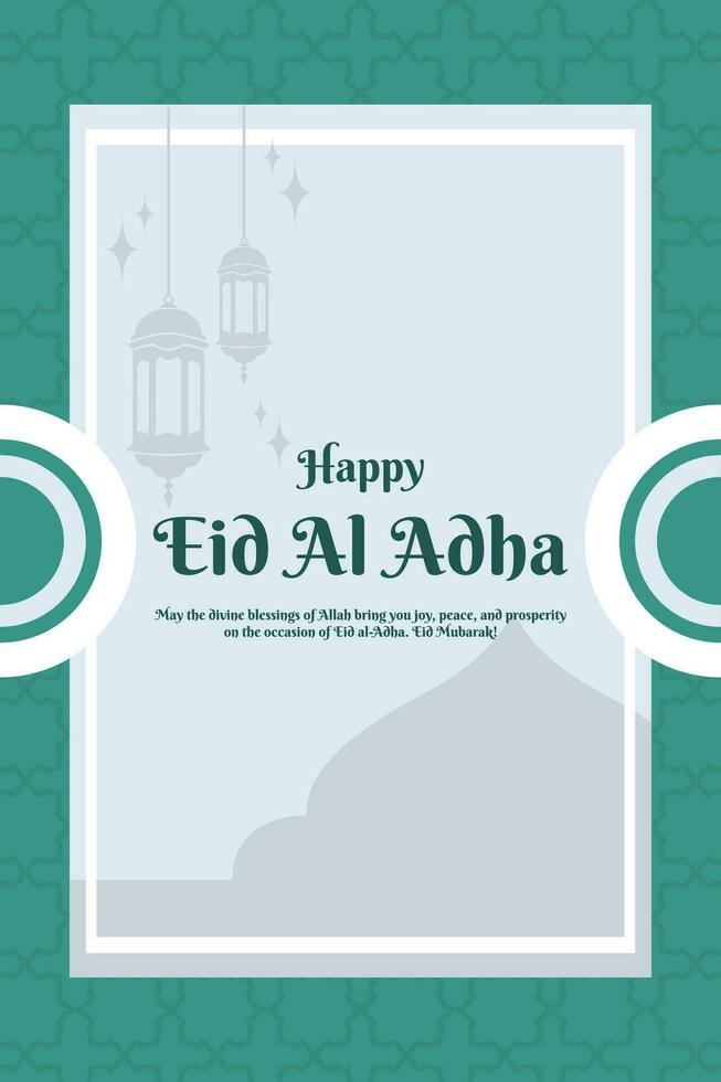 Simple Islamic Background Template vector