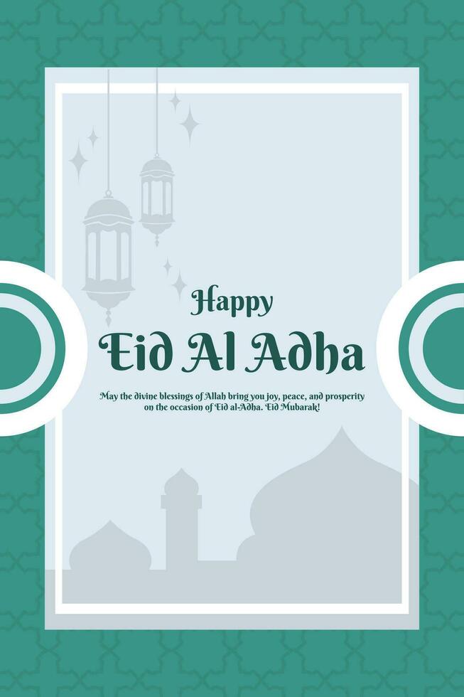 Simple Islamic Background Template vector