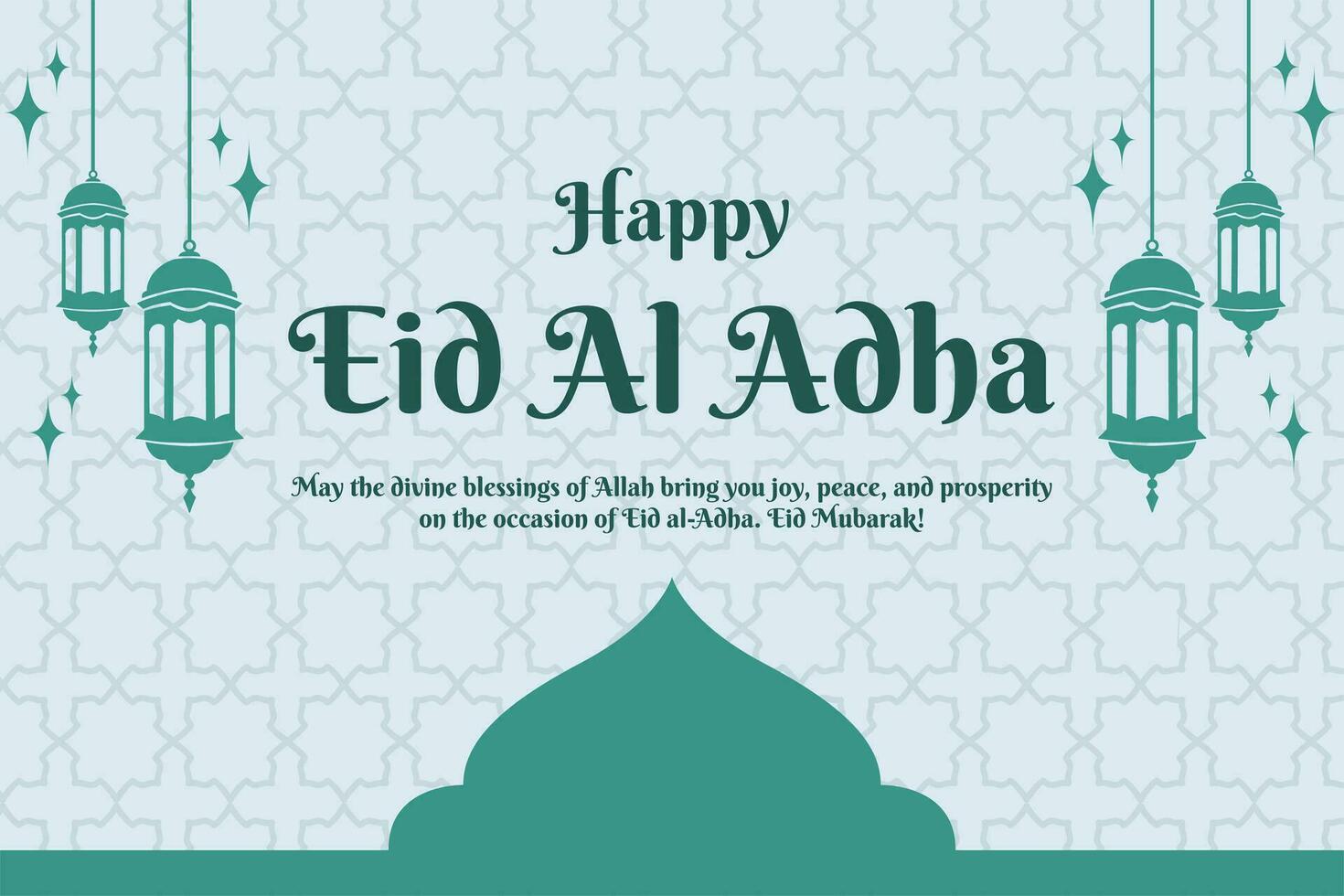 Simple Islamic Background Template vector
