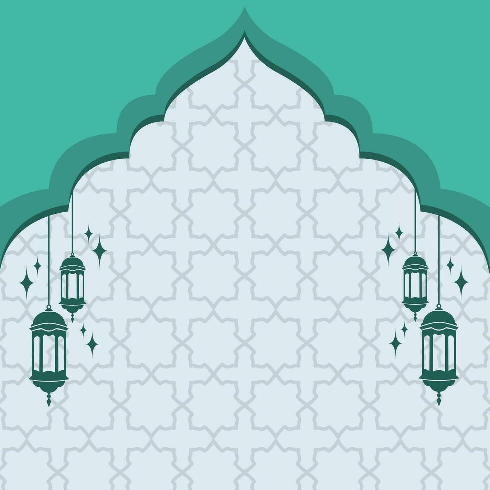 Simple Islamic Background Template vector