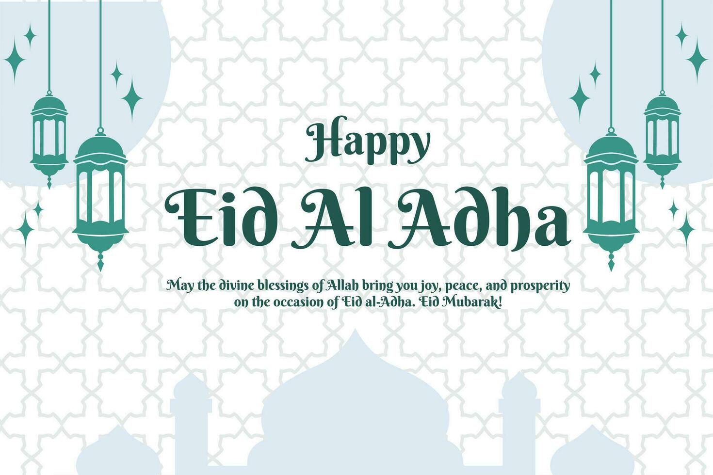 Simple Islamic Background Template vector