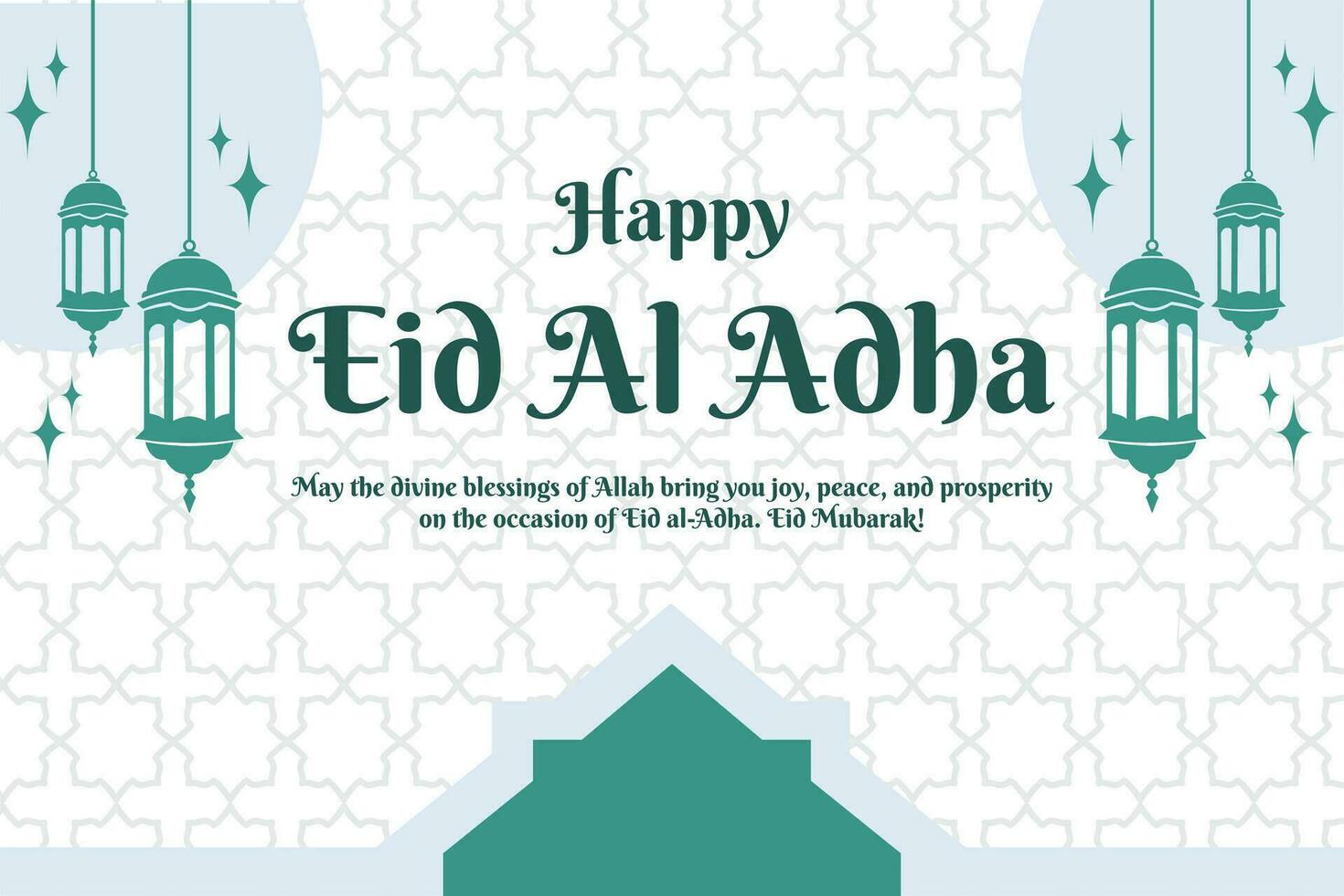 Simple Islamic Background Template vector