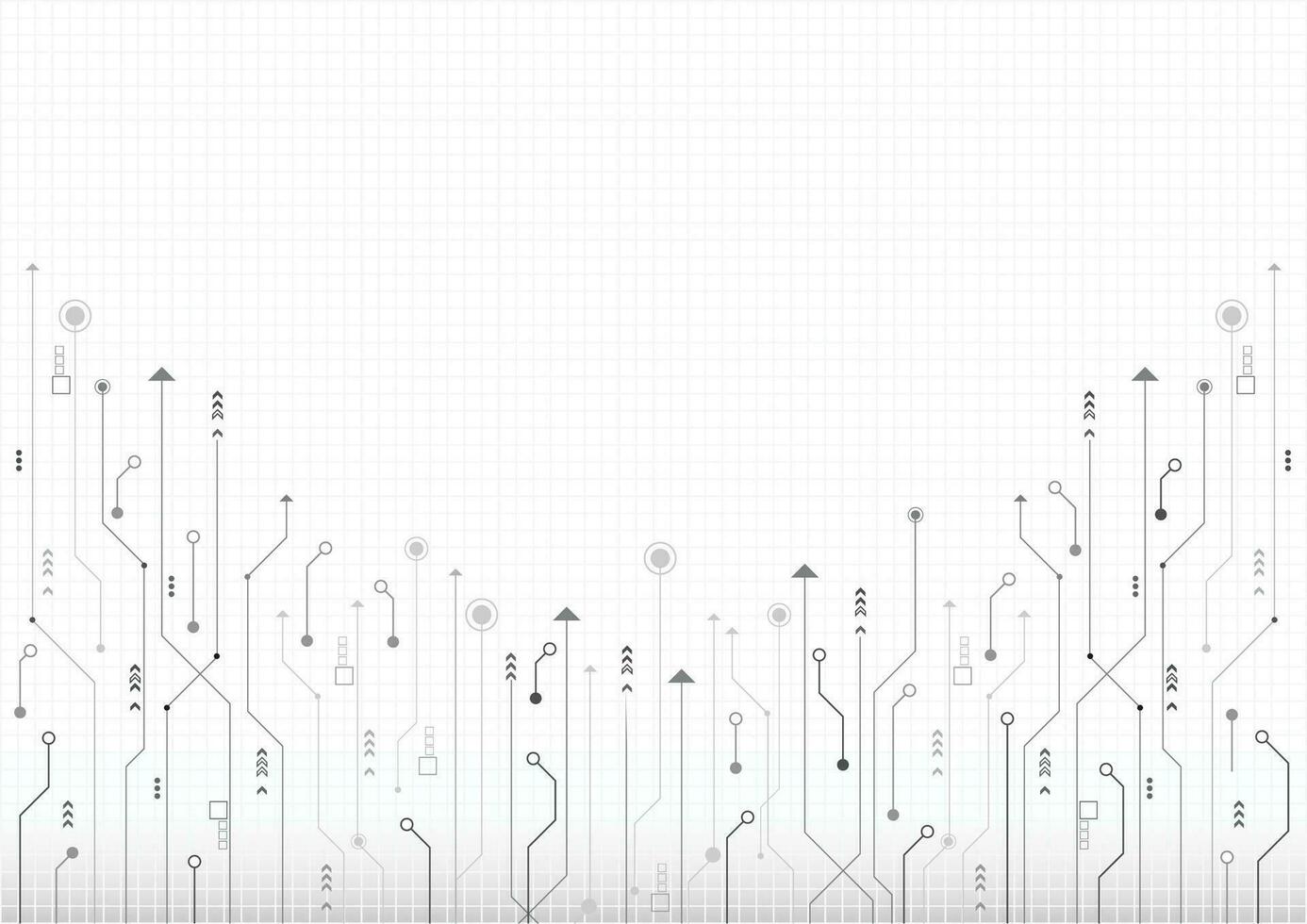 Circuit board technology abstract background vector