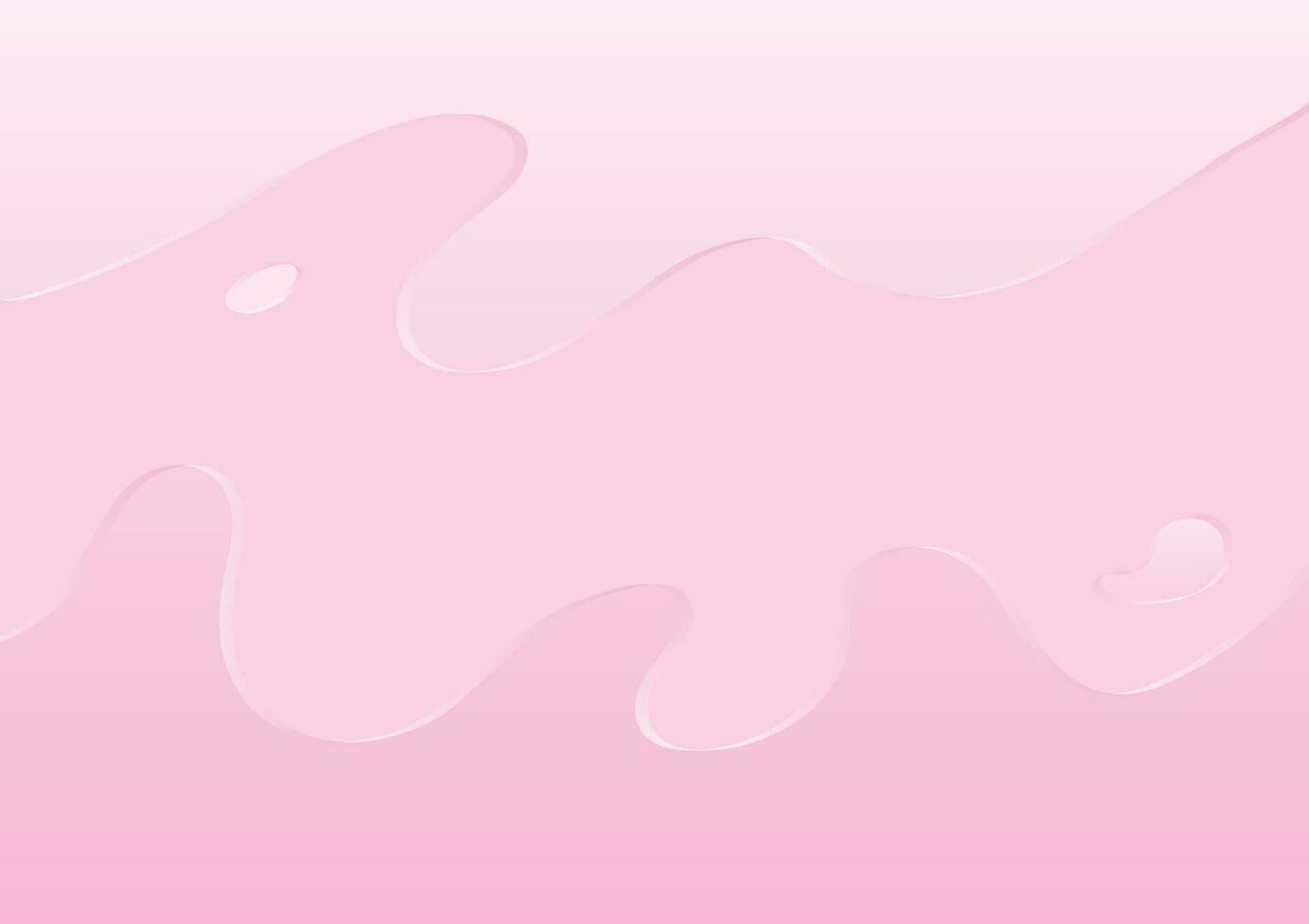 Pink pastels liquid flow fluid shapes modern concept background vector