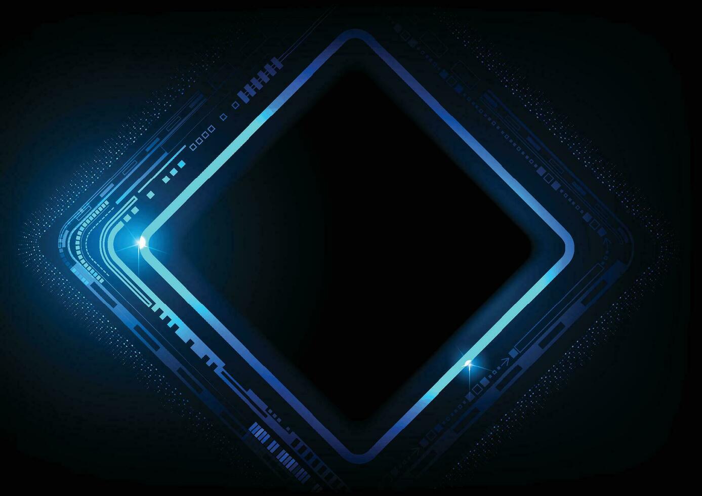 digital tecnología futurista azul antecedentes vector