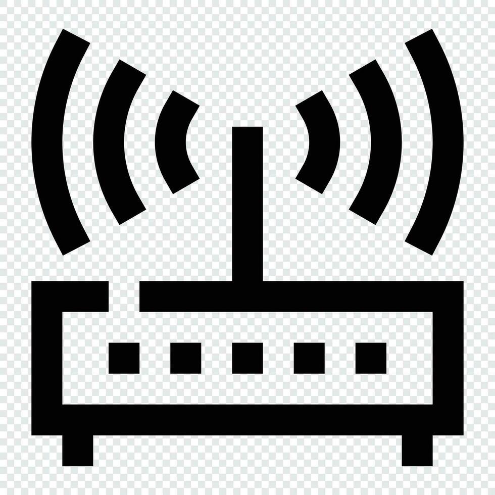 Wireless Connection icon. Internet technology concept. Icon in line style vector