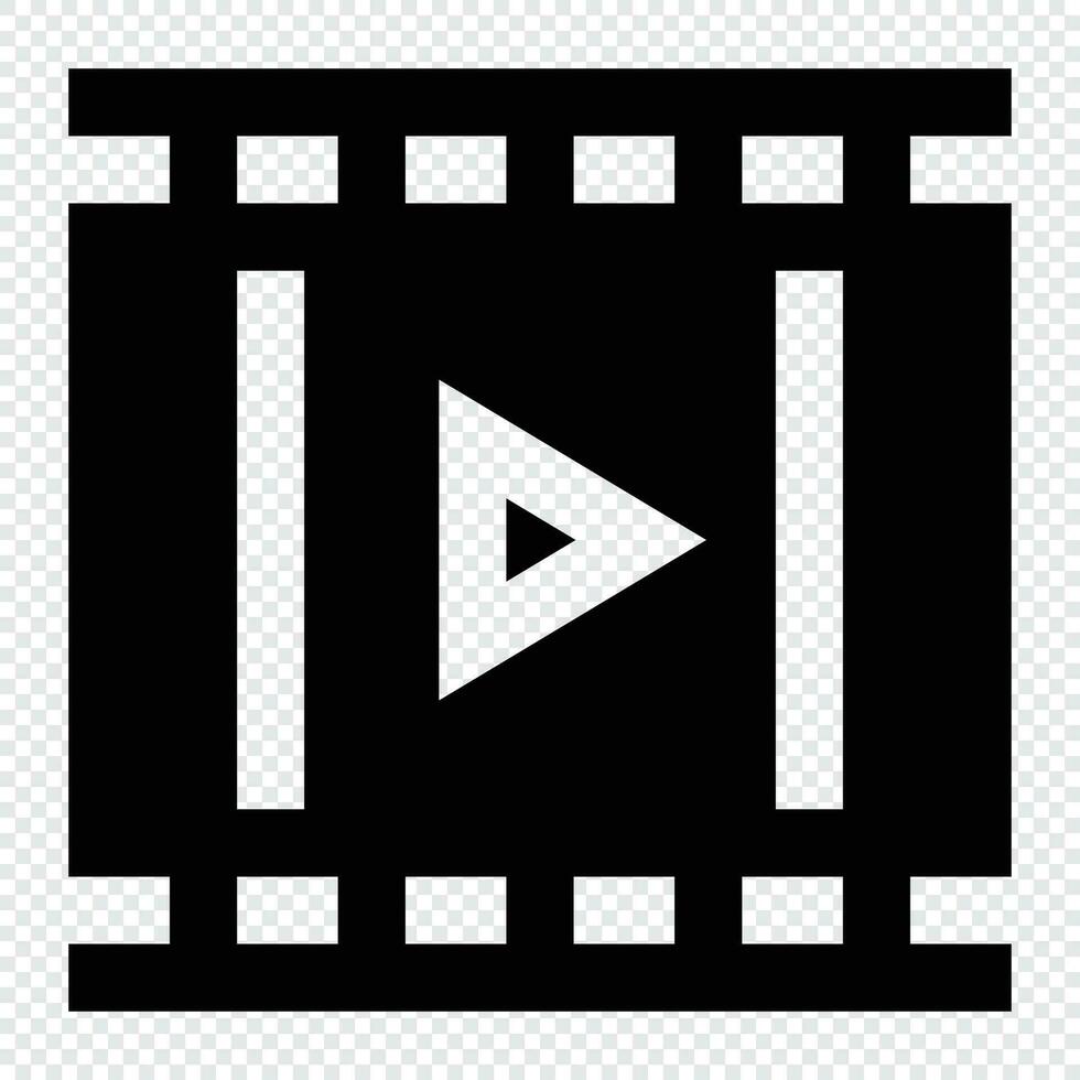 Video icon. Internet technology concept. Icon in line style vector