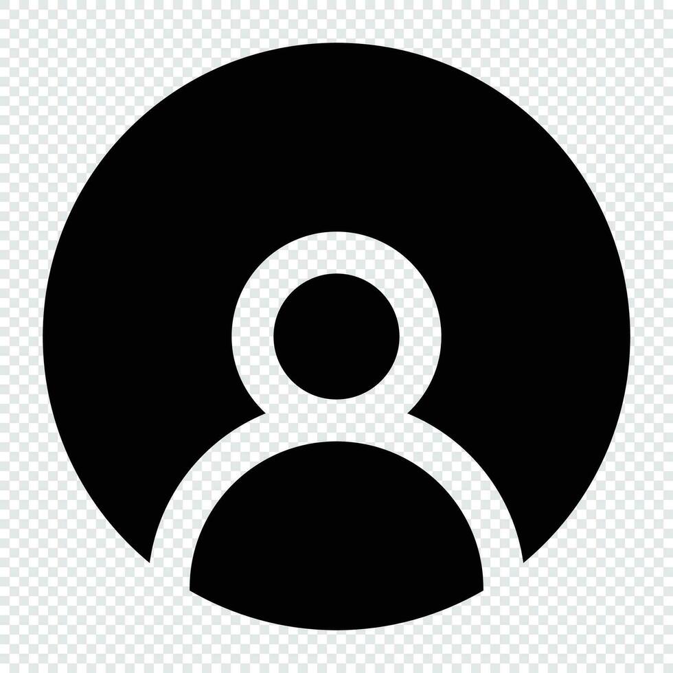 User icon. Internet technology concept. Icon in line style vector