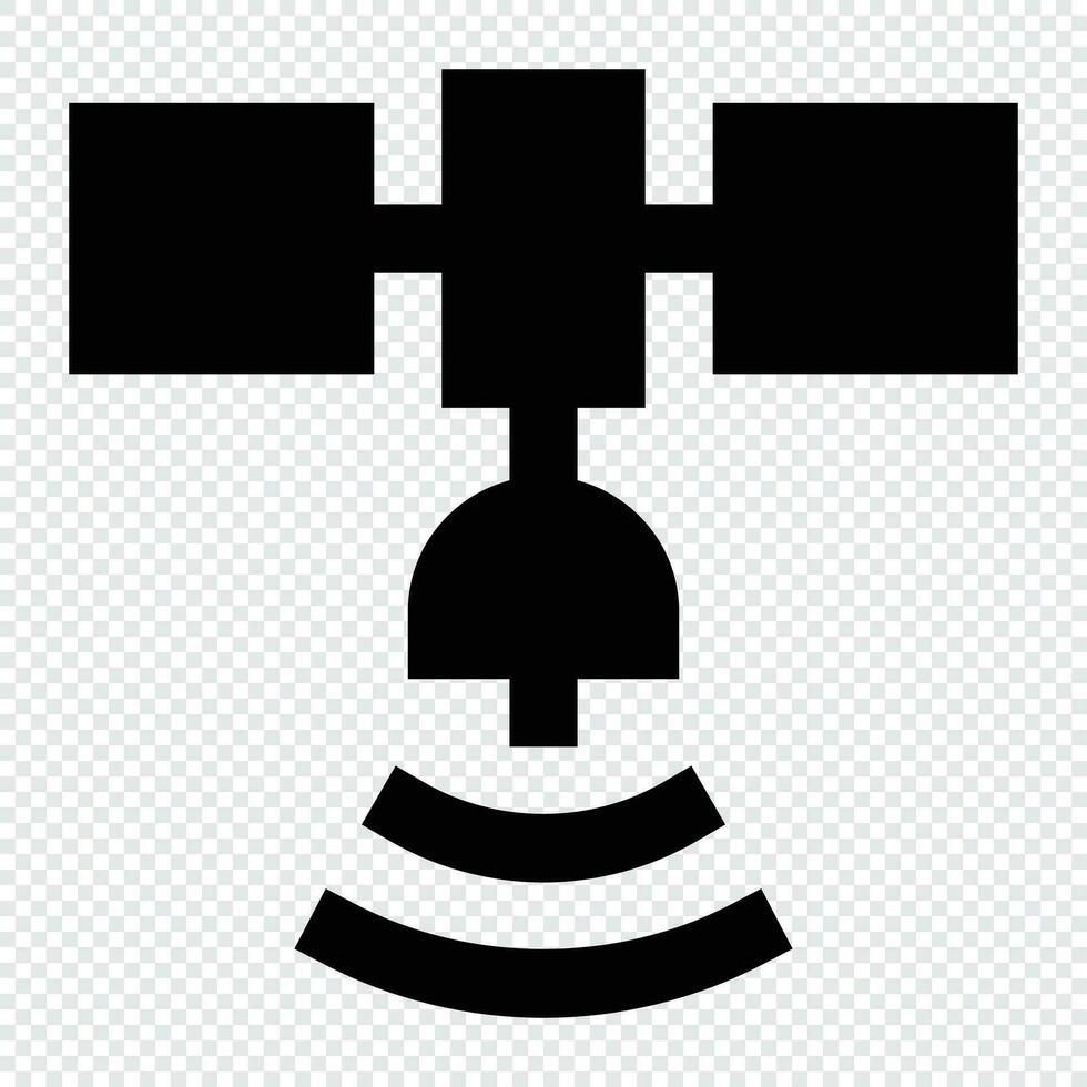 Satellite icon. Internet technology concept. Icon in line style vector