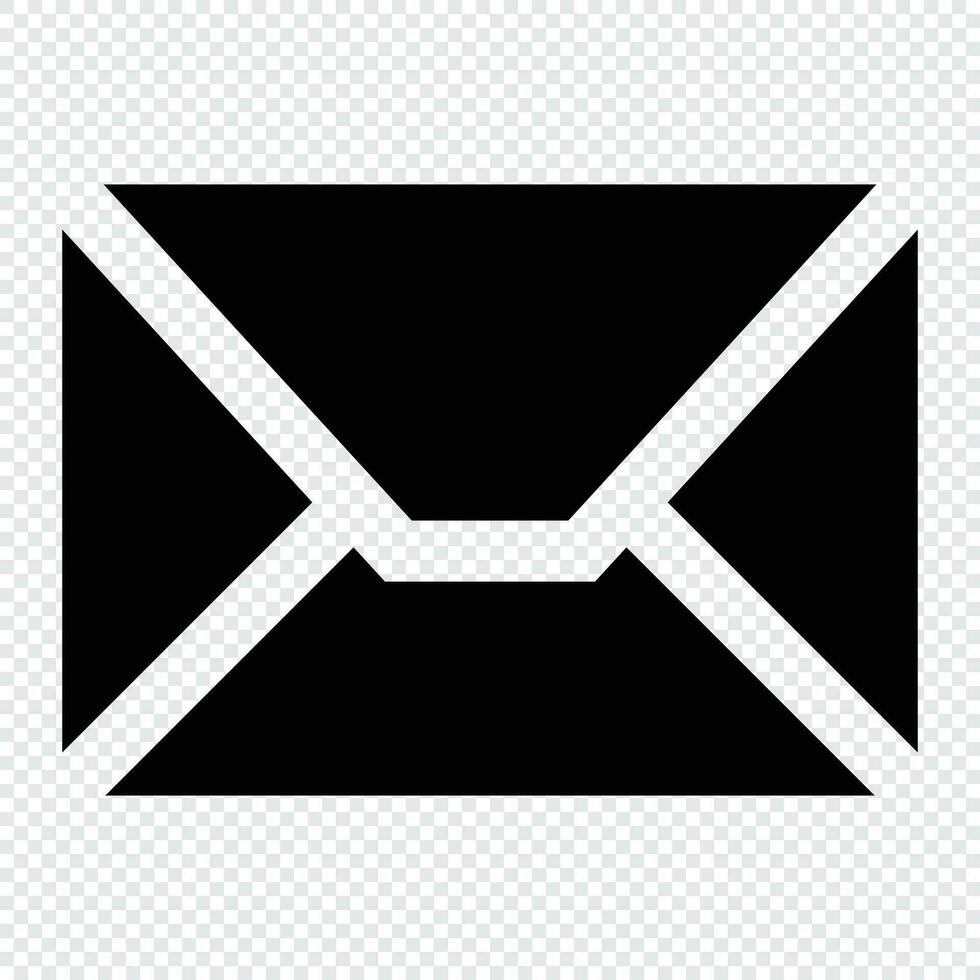 Mail icon. Internet technology concept. Icon in line style vector
