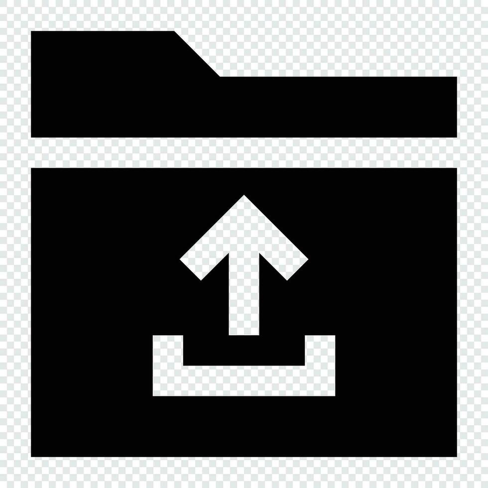 Upload icon. Internet technology concept. Icon in line style vector
