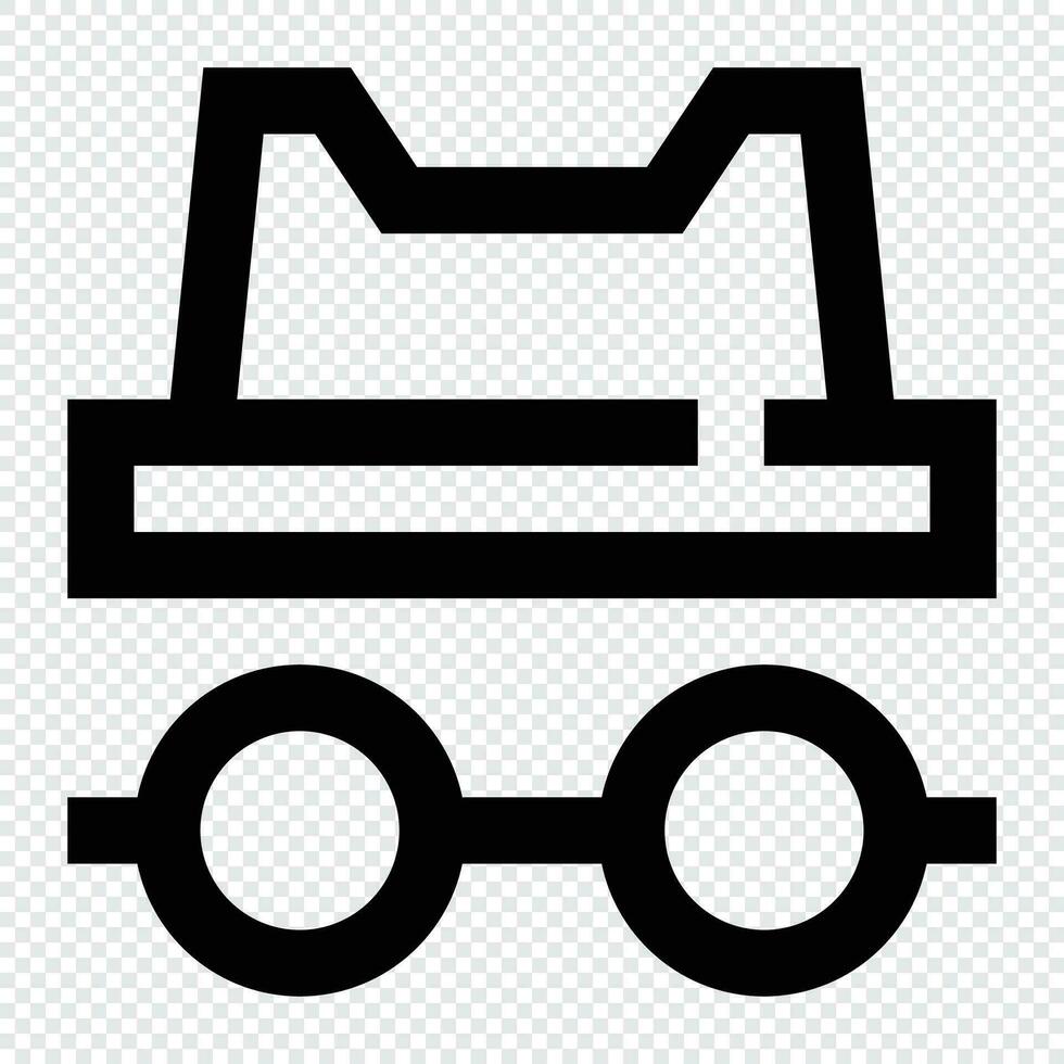Spy icon. Internet technology concept. Icon in line style vector