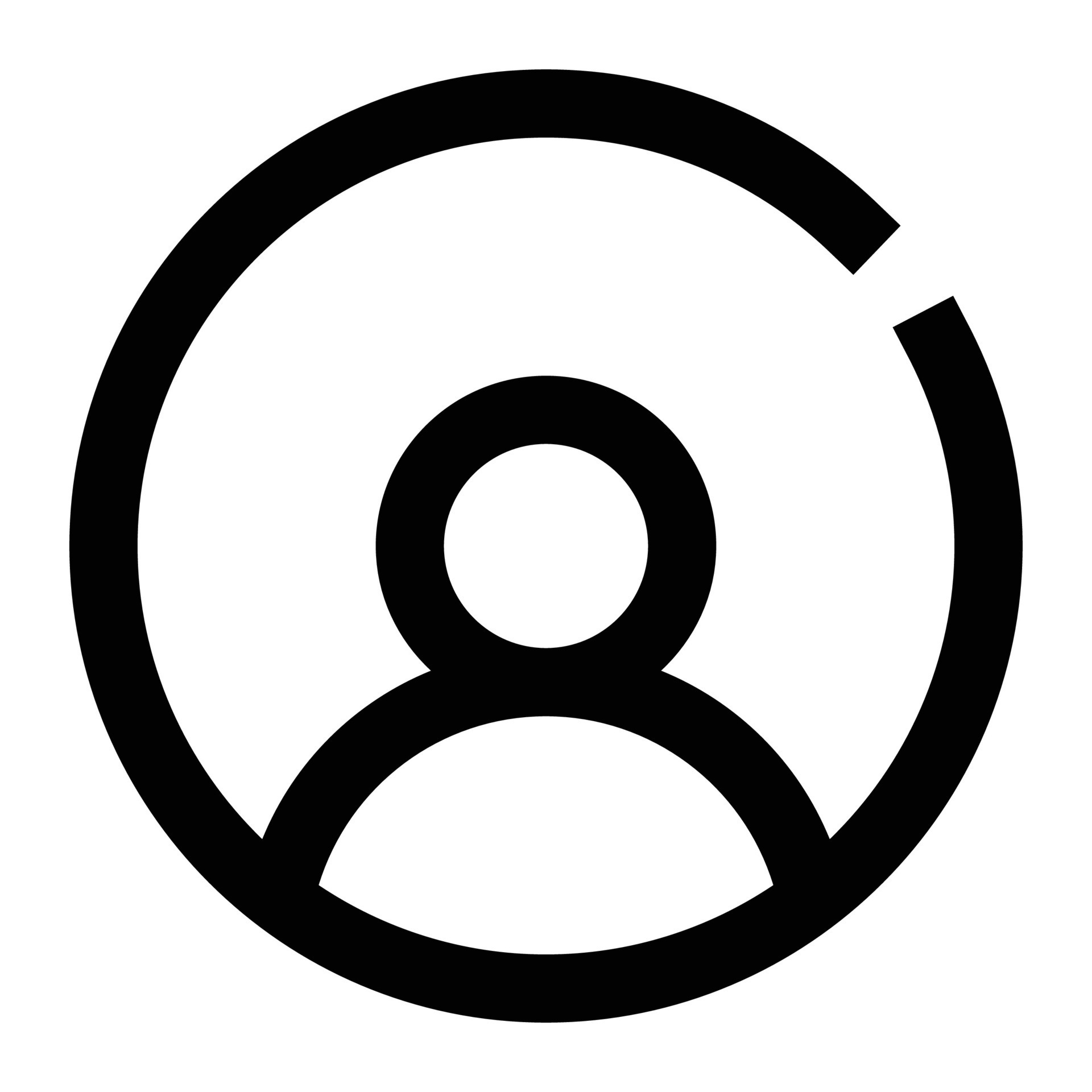 User icon. Internet technology concept. Icon in line style 26781171 ...