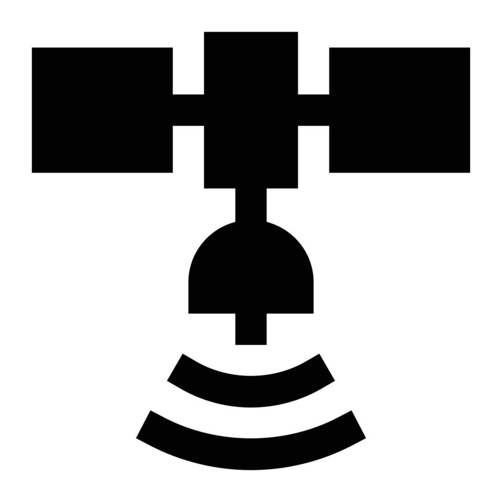 Satellite icon. Internet technology concept. Icon in line style vector