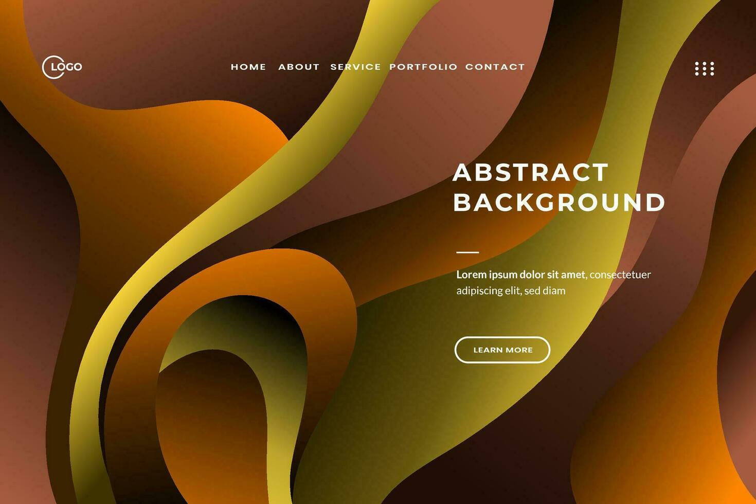 Abstract Background Dynamic Wave Colorful is used for website UI UX creativity and vibrancy to the website, making it visually appealing and engaging for users vector