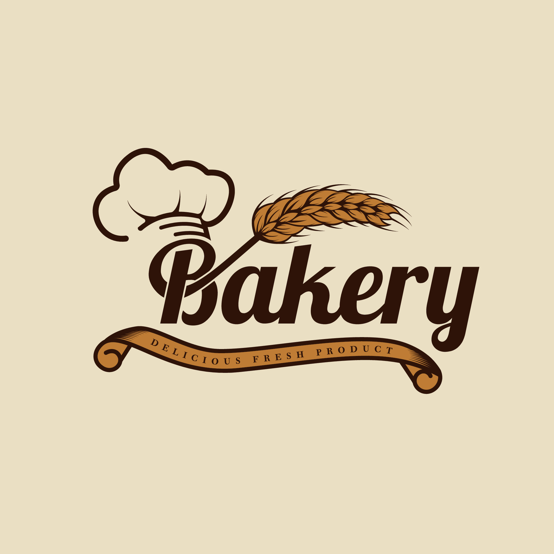 Bakery logo retro concept design illustration , best for bread and ...