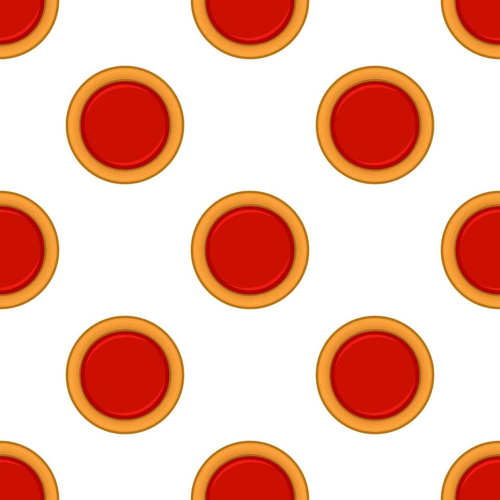 Pattern homemade cookie different taste in pastry biscuit vector
