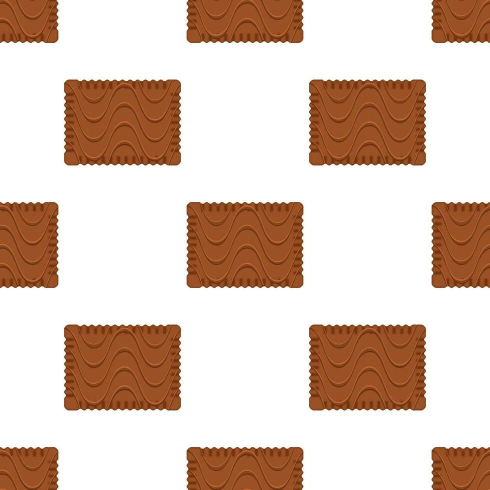 Pattern homemade cookie different taste in pastry biscuit vector