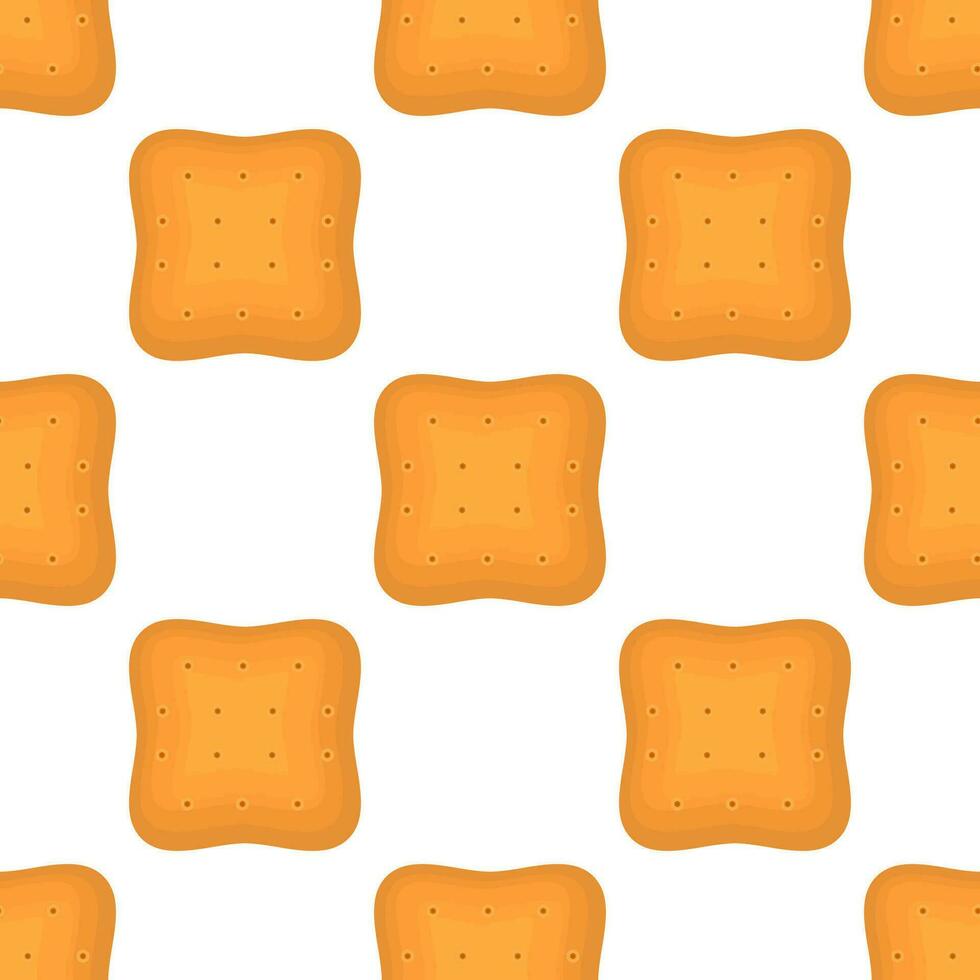 Pattern homemade cookie different taste in pastry biscuit vector