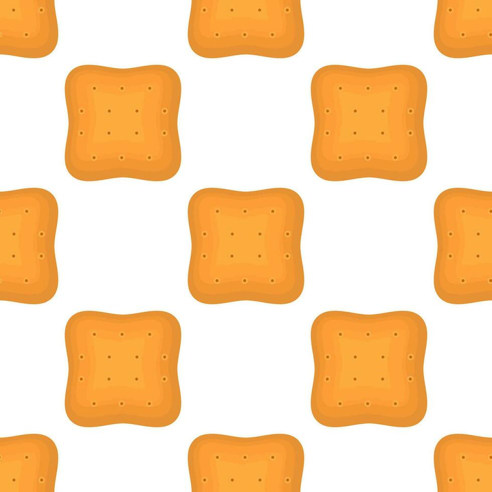 patrón de galletas caseras de diferentes sabores en galletas de pastelería vector